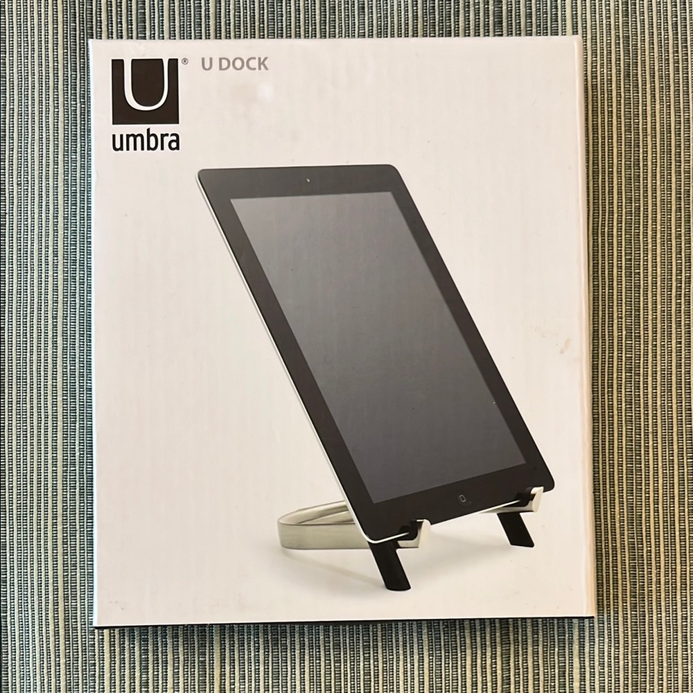 🖤NWT Umbra U Dock Tablet Stand Adjustable Minimalist Design